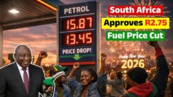 Fuel Price Cut for 2026: R2.75 Reduction Takes Effect With New Year Changes