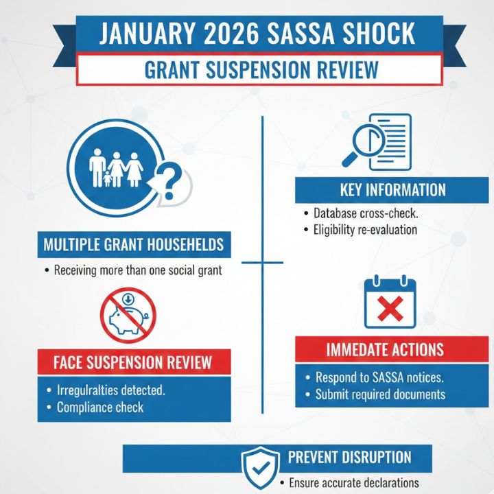 January SASSA Shock Multiple Grants