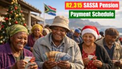R2,315 SASSA Pension Grant: Full December 2025 Payment Schedule and Key Dates